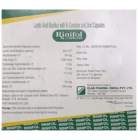 rinifol capsule 15's